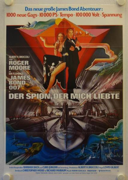 The Spy who loved me original release german movie poster